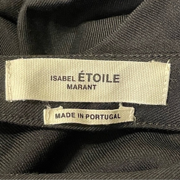 ISABEL MARANT ETOILE Oria Mini Dress in Black - Picture 7 of 10